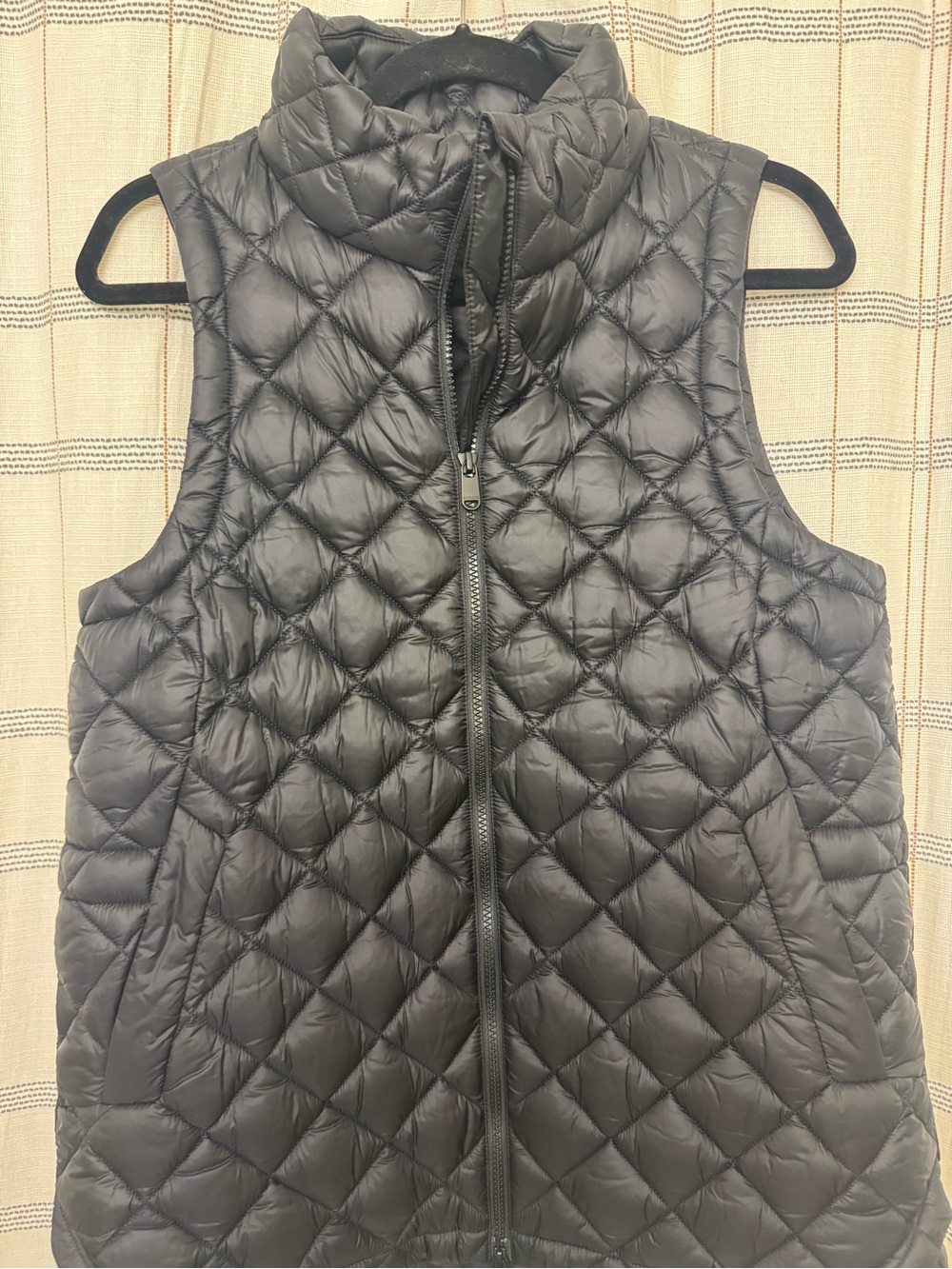 Athleta Black Quilted Vest